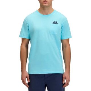 Sundek M609tej7800 T Shirt Logo Taschino Casual Uomo