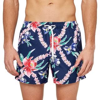 Sundek M633bdrt4dy Boxer Mare Corto Con Elastico Fantasia Mare Uomo