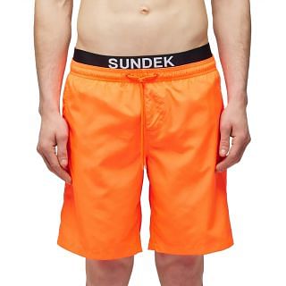 Sundek M729bdp0300 Boxer Lungo Elastico Logo Mare Uomo