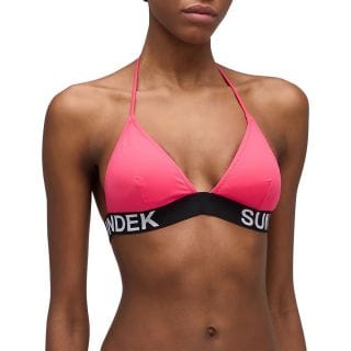 Sundek W102ktl3000 Top Triangolo Logo Aida Donna Mare Donna