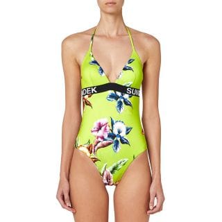 Sundek W143ksl36hy Costume Intero Elastico Logo Fiorato Gabriela Donna Mare Donna