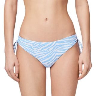 Sundek W418kbl62t3 Slip Culotte Laccetti Tropic Zebra Donna Mare Donna