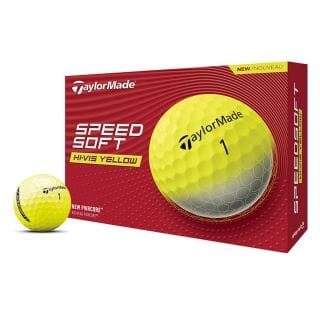 Taylor Made V9910201 Speedsoft Yellow Palline Golf Uomo