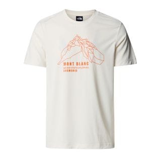 The North Face Nf0a889ba4o T-shirt M Mountain Graphic Street Style Uomo