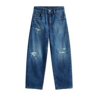 Tommy Hilfiger Kb0kb10036 Jeans Baggy Destruction Bambino Abbigliamento Bambino Junior