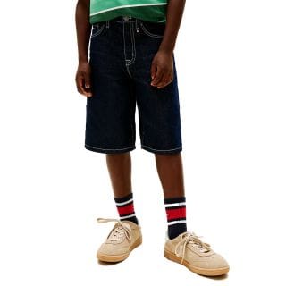 Tommy Hilfiger Kb0kb10236 Bermuda Baggy Rinse Bambino Abbigliamento Bambino Junior