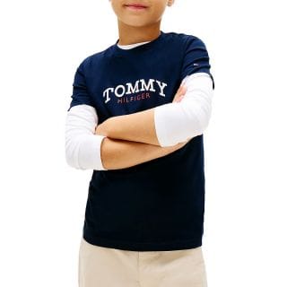 Tommy Hilfiger Kb0kb10263 T Shirt Monogram Graphic Bambino Abbigliamento Bambino Junior