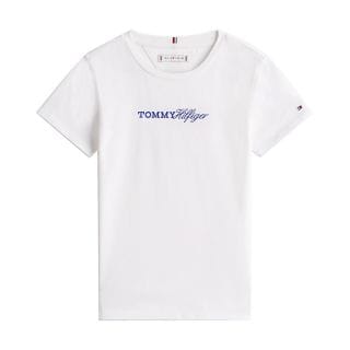 Tommy Hilfiger Kg0kg9123 T Shirt Tommy Script Bambina Abbigliamento Bambino Junior
