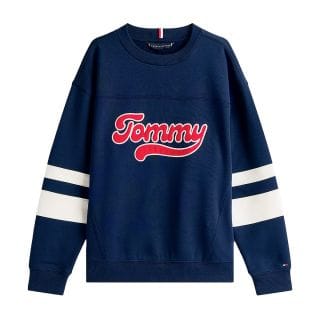 Tommy Hilfiger Thkb0kb09985t Felpa Girocollo Varsity Bambino Abbigliamento Bambino Junior