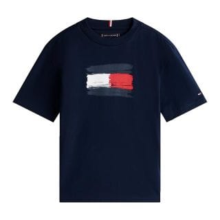 Tommy Hilfiger Thkb0kb10111t T-shirt Flag Bambino Abbigliamento Bambino Junior
