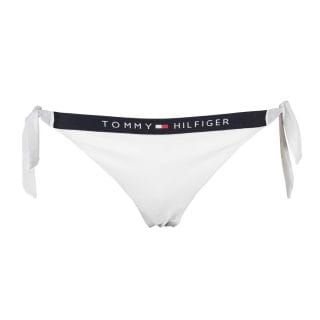 Tommy Hilfiger Uw0uw01474 Slip Lacci Cheeky Side Tie Donna Mare Donna