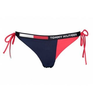 Tommy Hilfiger Uw0uw02180 Slip Lacci Colorblock Donna Mare Donna