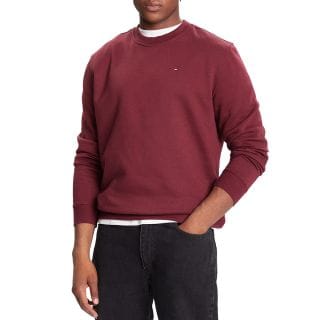 Tommy Jeans Dm0dm20741xiu Felpa Girocollo Reg Flag 280gr Casual Uomo