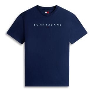 Tommy Jeans Dm0dm20744 T-shirt Linear Logo Casual Uomo