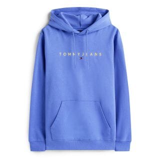 Tommy Jeans Dm0dm20746 Felpa Cappuccio Linear Logo Hoody Casual Uomo