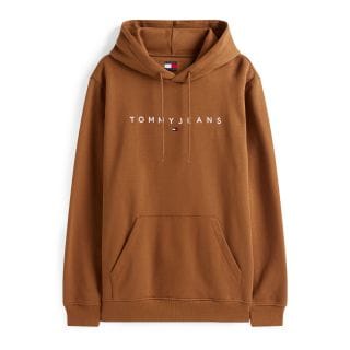 Tommy Jeans Dm0dm20746 Felpa Cappuccio Linear Logo Hoody Casual Uomo