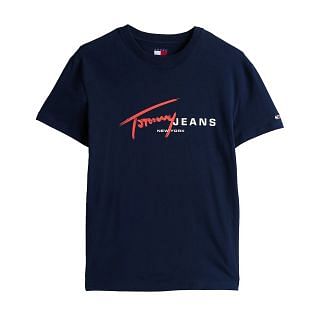 Tommy Jeans Dm0dm20817 T Shirt Dna Reg Signtr Tee Casual Uomo