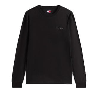 Tommy Jeans Dm0dm21594 T  Shirt Tjm Slim Chest Linear Ls Ext Casual Uomo