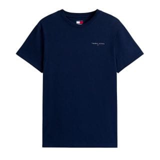 Tommy Jeans Dm0dm21780 T-shirtlinear Logo Casual Uomo