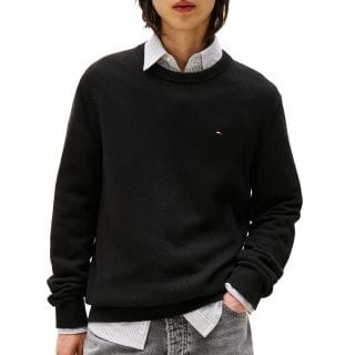 Tommy Jeans Dm0dm21787 Maglione Girocollo Slim Essential Casual Uomo