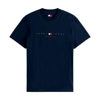 Tommy Jeans Dm0dm21911 T Shirt M Reg Flag Linear Ss Tee Ext Casual Uomo