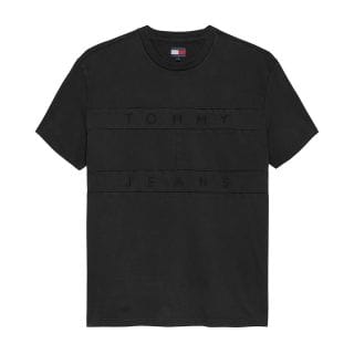 Tommy Jeans Dm0dm22312 T Shirt Reg Tonal Flag Casual Uomo