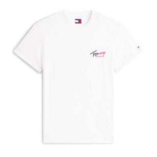 Tommy Jeans Dm0dm22538 T-shirt Slim Sign Chest Casual Uomo
