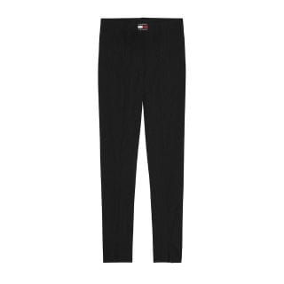 Tommy Jeans Dw0dw14988 Leggings A Coste Con Spacchi Donna Casual Donna