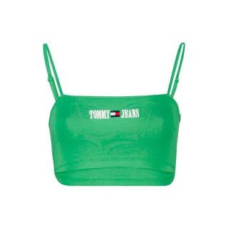 Tommy Jeans Dw0dw15458 Top Crop Archive Logo Donna Casual Donna