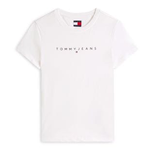 Tommy Jeans Dw0dw18398 T-shirt Linear Logo Donna Casual Donna