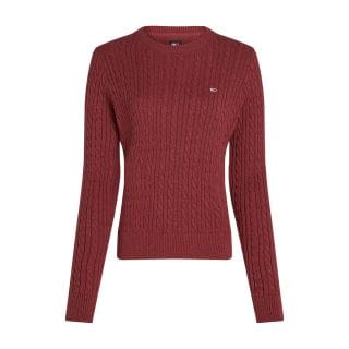 Tommy Jeans Dw0dw18683 Maglione Girocollo Essential A Trecce Donna Casual Donna