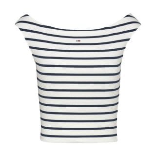 Tommy Jeans Dw0dw20234 Top Boat Neck Donna Casual Donna