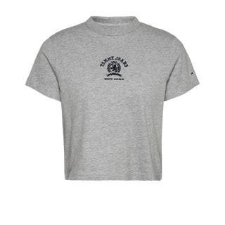 Tommy Jeans Dw0dw20317 T Shirt Reg Varsity Crest Donna Casual Donna