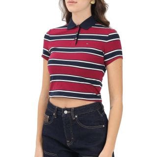 Tommy Jeans Dw0dw21931 Polo Slim Essential Donna Casual Donna