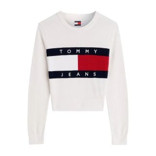 Tommy Jeans Dw0dw22930 Maglione Flag Donna Casual Donna