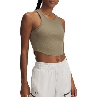 Under Armour 1389798 Canotta Ua Rival Rib Donna Abbigliamento Training E Palestra Donna