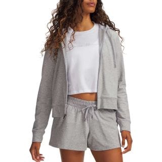 Under Armour 6011017 Felpa Full Zip Con Cappuccio Sport Donna Abbigliamento Training E Palestra Donna