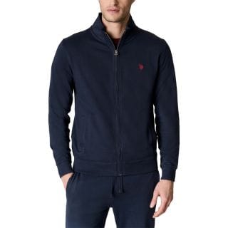 Us Polo Us43187005 Felpa Full Ziip Casual Uomo