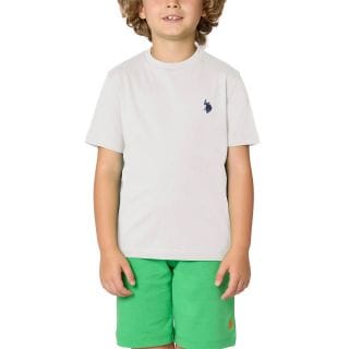 Us Polo Us43554001 T Shirt Basic Jersey Micro Logo Bambino Abbigliamento Bambino Junior