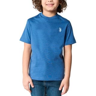Us Polo Us43554001 T Shirt Basic Jersey Micro Logo Bambino Abbigliamento Bambino Junior