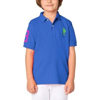 Us Polo Us43597003 Polo Macro Logo Jawad Newfluo Bambino Abbigliamento Bambino Junior