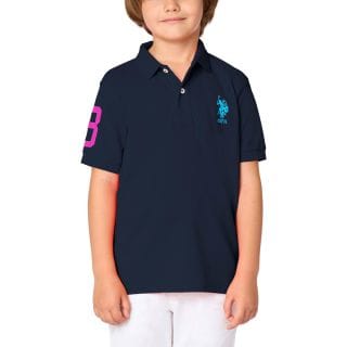Us Polo Us43597003 Polo Macro Logo Jawad Newfluo Bambino Abbigliamento Bambino Junior