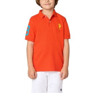 Us Polo Us43597003 Polo Macro Logo Jawad  Newfluo Bambino Abbigliamento Bambino Junior