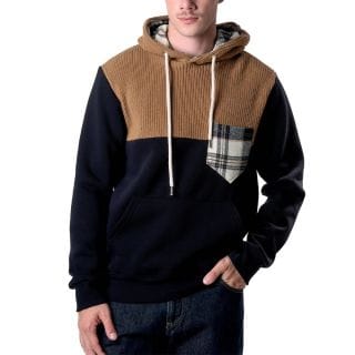 V2 Fucapbic Felpa Cappuccio Inserti Maglia Casual Uomo