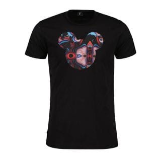 V2 Tutopne T-shirt Applicazione Topolino Casual Uomo
