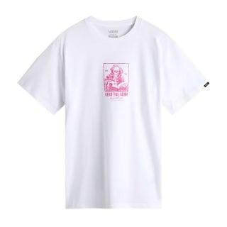 Vans Vn000m3vwht T-shirt Read The Room Street Style Uomo
