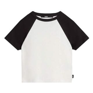 Vans Vn000mdsyb2 T-shirt Clare Raglan Bambina Abbigliamento Bambino Junior