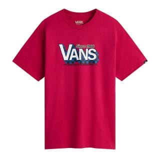Vans Vn000mk6c9l T-shirt Checker Drop Bambino Abbigliamento Bambino Junior