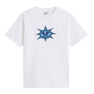 Vans Vn000pxswht T-shirt Star Checker Bambino Abbigliamento Bambino Junior