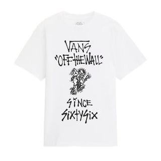 Vans Vn000pxxwht T-shirt Let Loose Bambino Abbigliamento Bambino Junior